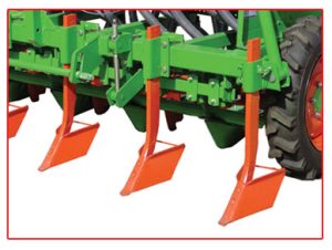 شيار بازکن کفشکي دو سطحي کود و بذر، با قابليت قرار دهي کود در زير بذر